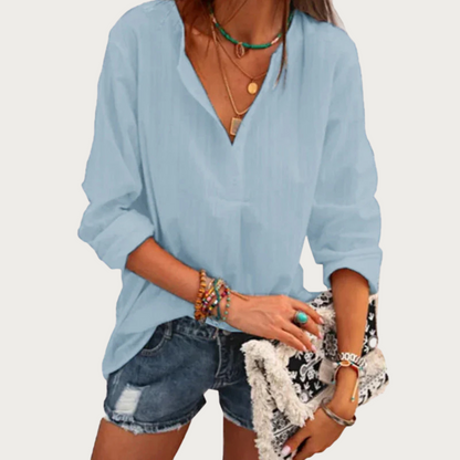 Charline - Elegant top met lange mouwen