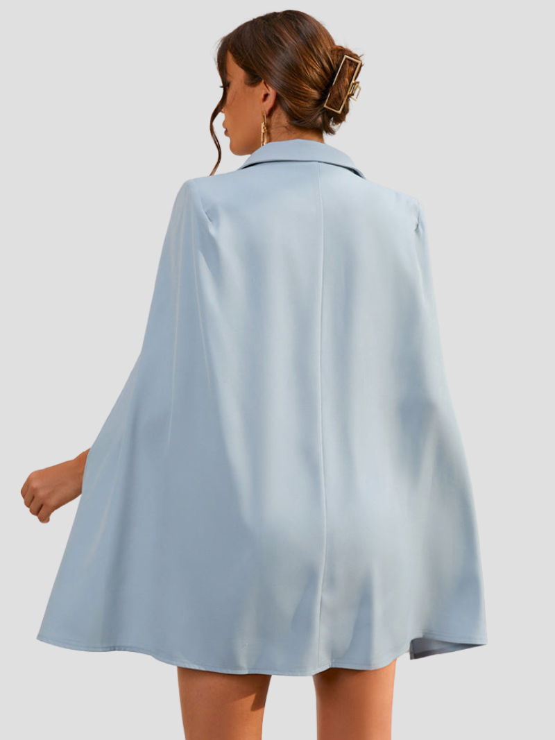 Aurora - Elegante cape blazer jurk
