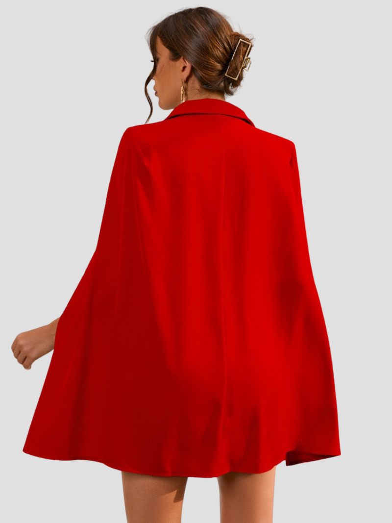Aurora - Elegante cape blazer jurk