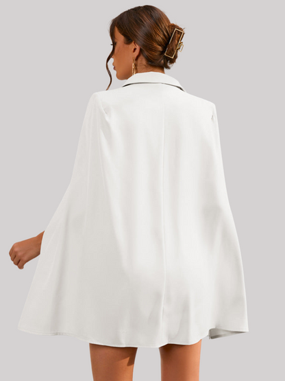 Aurora - Elegante cape blazer jurk