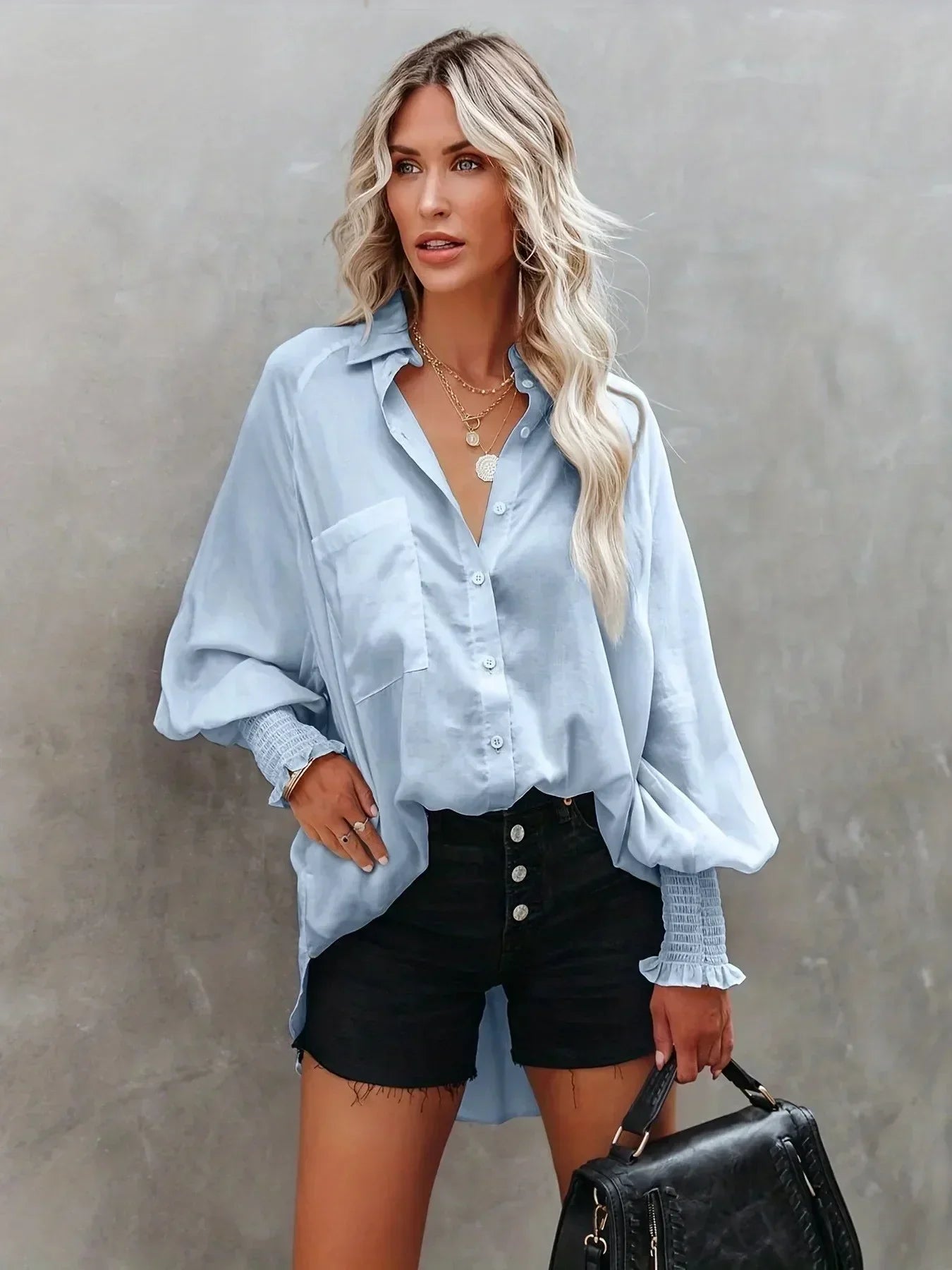 Beaudine - Luchtige oversized blouse