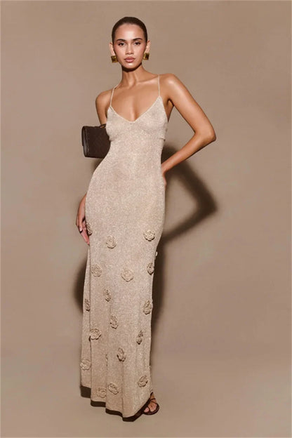 Elegante Dames Maxi Avondjurk Perfecte Cocktail Feest Galajurk