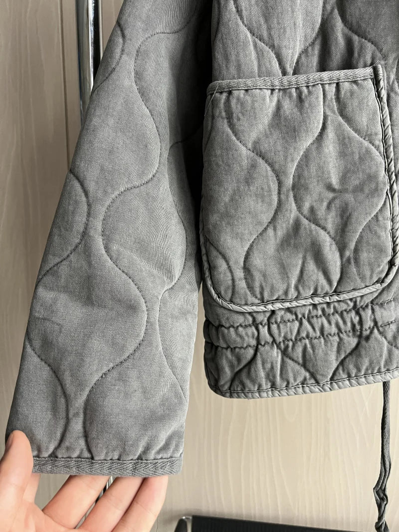 Zinnia – Gewatteerde Everyday Jas | Zakdetail