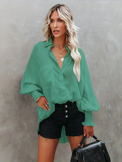 Beaudine - Luchtige oversized blouse
