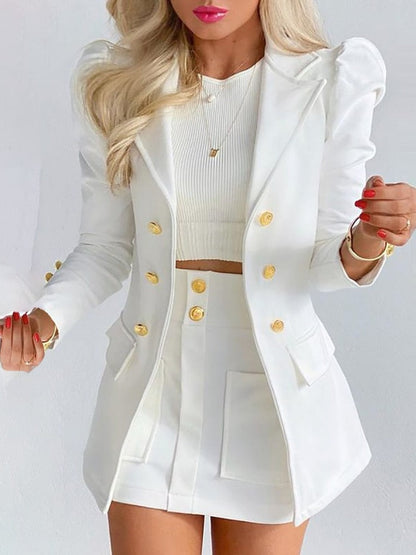 Naomi - Stijlvolle 2-delige set van blazer en rok