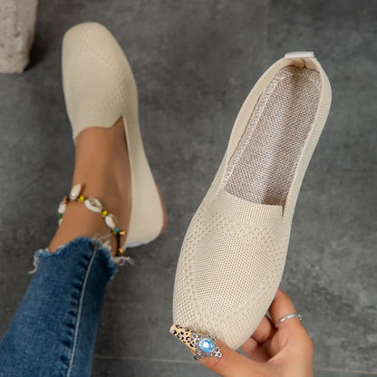 Jaël - Slip-On loafers met ademend gebreid design