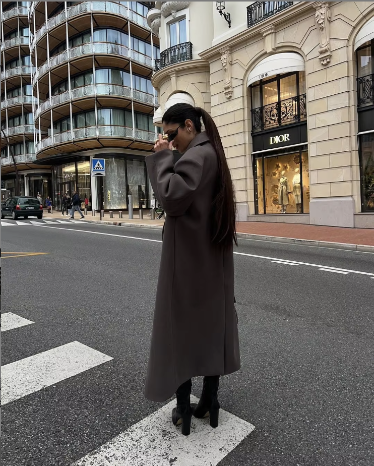 Alina - Oversized mantel jas