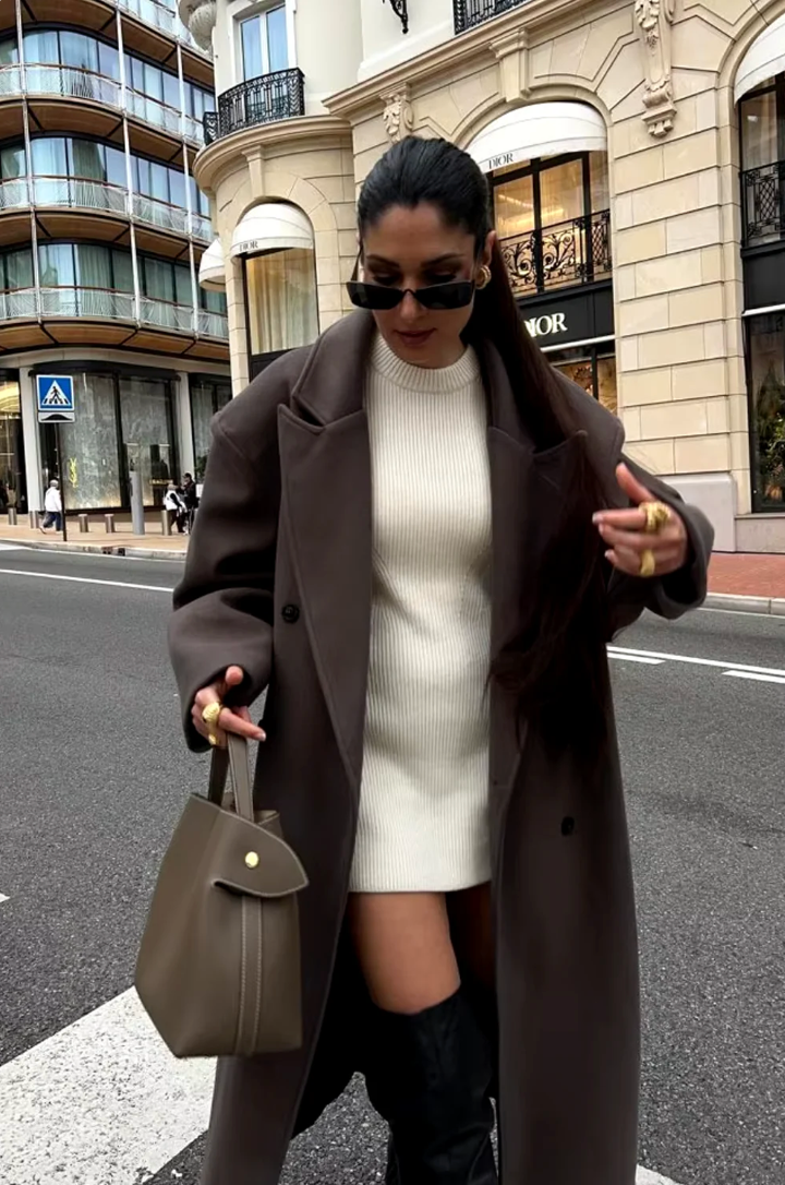 Alina - Oversized mantel jas