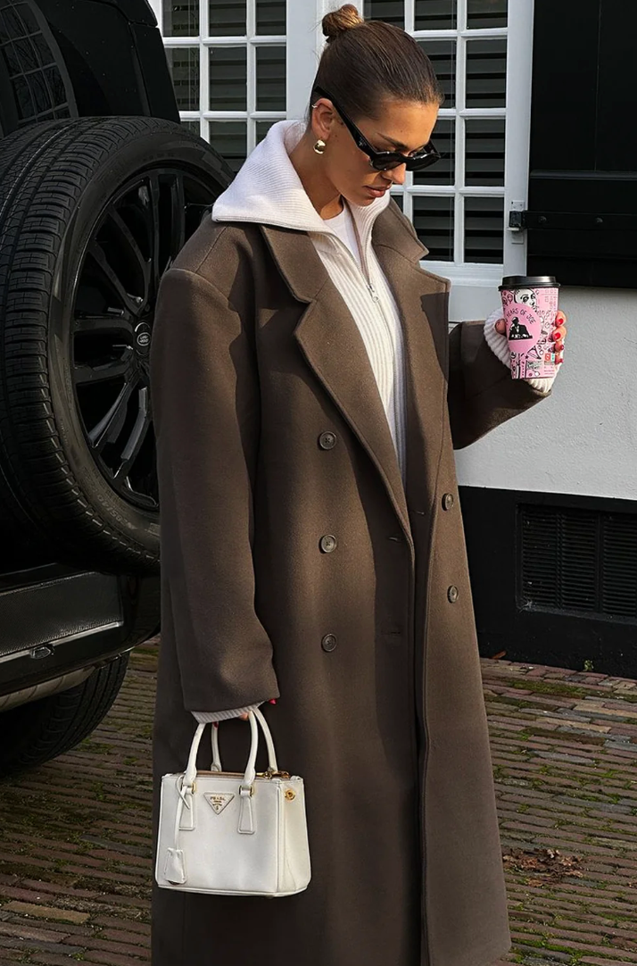 Alina - Oversized mantel jas