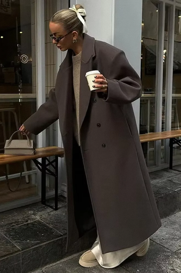 Alina - Oversized mantel jas