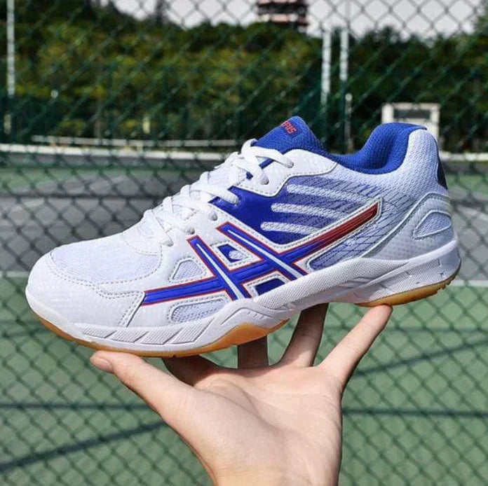 Women's Indoor Sports Shoes with Lace-Up Closure and Grip Sole