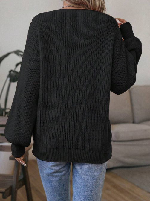 Oversized Gebreide Trui Dames