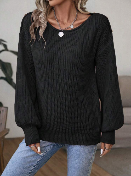 Oversized Gebreide Trui Dames