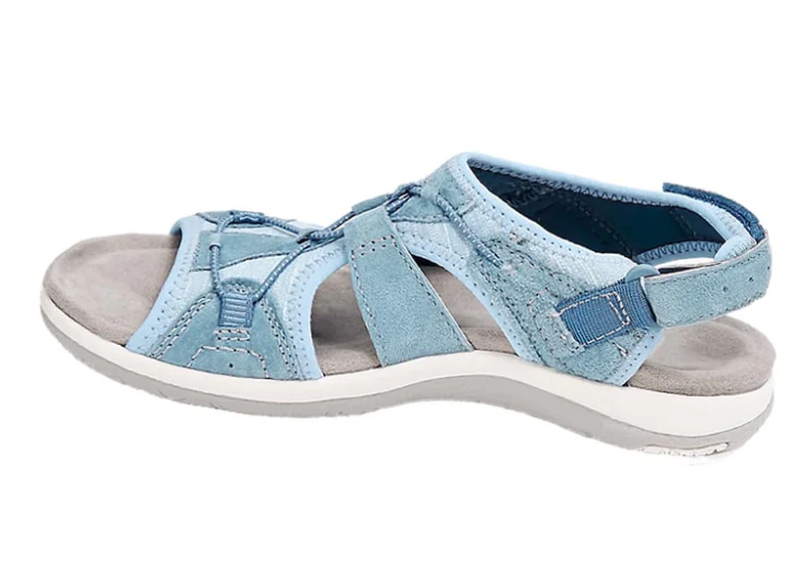 Luchtige Sandalen Met Klittenbandsluiting En Zachte Zool Voor Dames