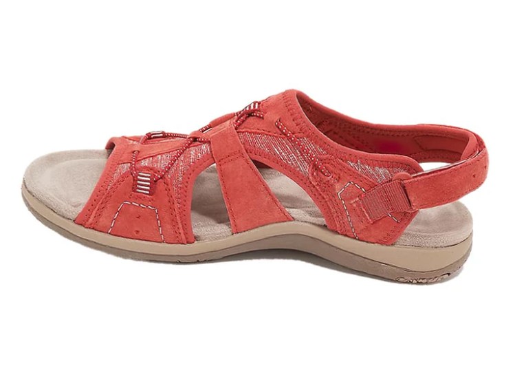 Luchtige Sandalen Met Klittenbandsluiting En Zachte Zool Voor Dames