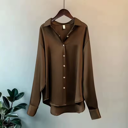 Zelia - Soepele Oversized Blouse | Tijdloos