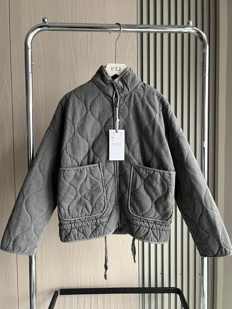Zinnia – Gewatteerde Everyday Jas | Zakdetail