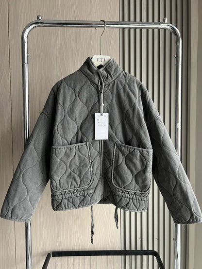 Zinnia – Gewatteerde Everyday Jas | Zakdetail