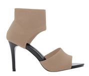 Airy Slip-Ons with Cut-Out Design and Block Heel