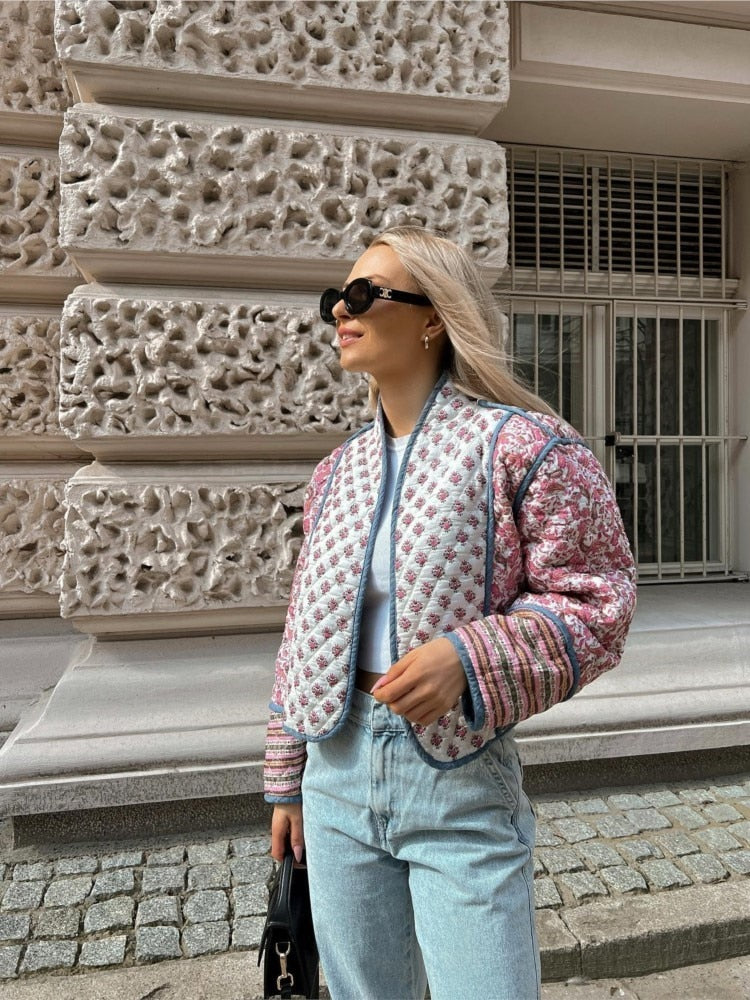 Charlot - Reversible jacket met print