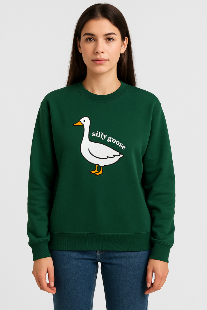 Malou - Sweter Silly Goose o luźnym kroju