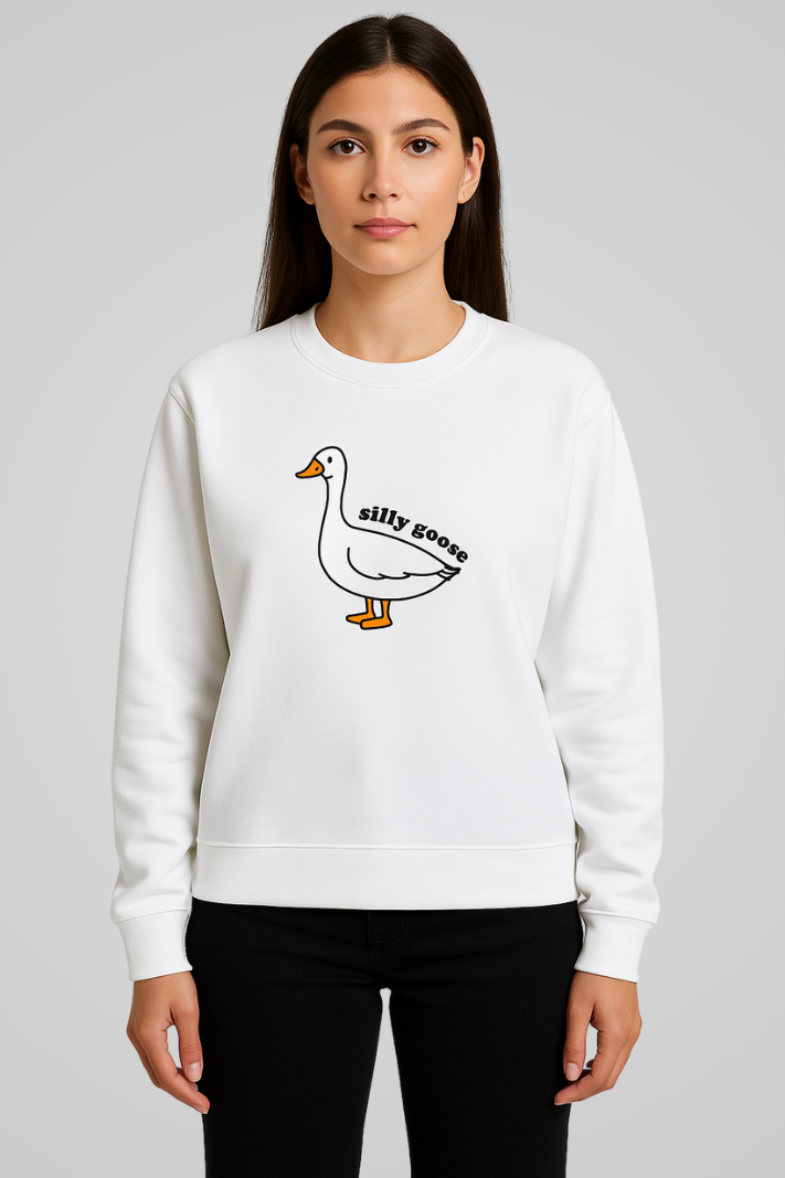 Malou - Sweter Silly Goose o luźnym kroju
