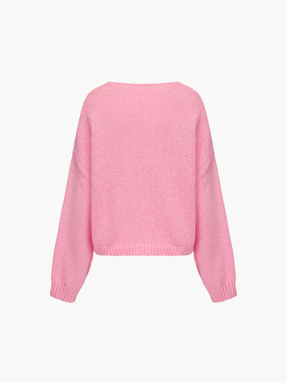 Gebreide Dames Cardigan Met Striksluiting En Lange Mouwen