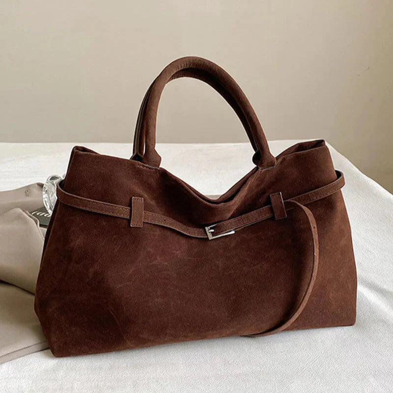 Luxe Suede Schoudertas
