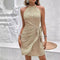Steffie Dress | Cotton Summer Dress Halterneck