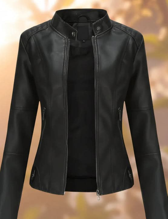 Structured Leather Jacket for Effortless Style and Comfort 0
