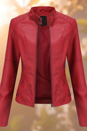 Structured Leather Jacket for Effortless Style and Comfort 5