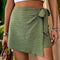 Suzanne Cotton Skort | Wrap Style with Side Tie