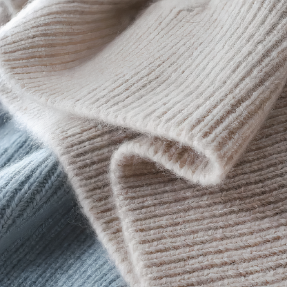 Warme Gebreide Coltrui met Kabelpatroon voor Vrouwen