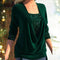 Top Dames | Glitter Pailletten & Flatterende Draped Look