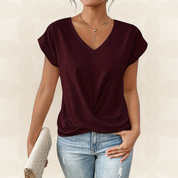 Top V Hals Dames | V-Hals & Gedrapeerd Detail