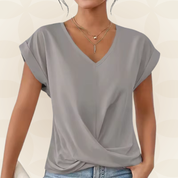 Top V Hals Dames | V-Hals & Gedrapeerd Detail