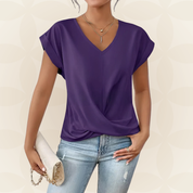 Top V Hals Dames | V-Hals & Gedrapeerd Detail