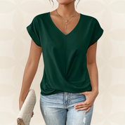 Top V Hals Dames | V-Hals & Gedrapeerd Detail