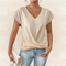 Top V Hals Dames | V-Hals & Gedrapeerd Detail