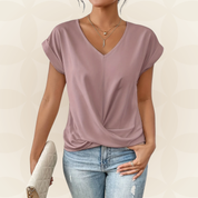 Top V Hals Dames | V-Hals & Gedrapeerd Detail