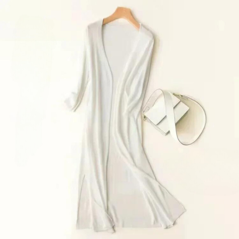Gebreide Maxi vest voor dames
