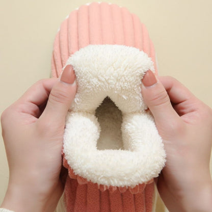Winterse Comfortabele pantoffels met Ribstructuur voor Dames