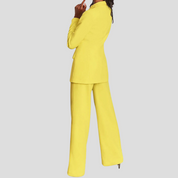 Zakelijke Elegante Blazer Set Met Broek Voor Dames