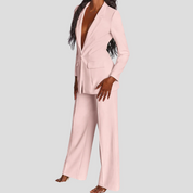 Zakelijke Elegante Blazer Set Met Broek Voor Dames