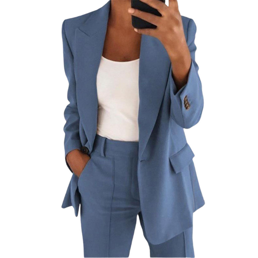 Nina - Blazer set met colbert en pantalon