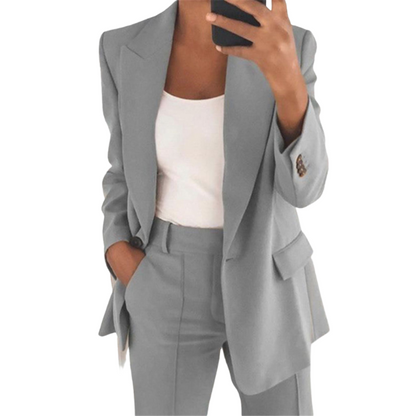 Nina - Blazer set met colbert en pantalon