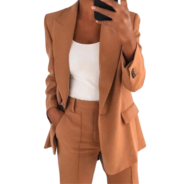 Nina - Blazer set met colbert en pantalon