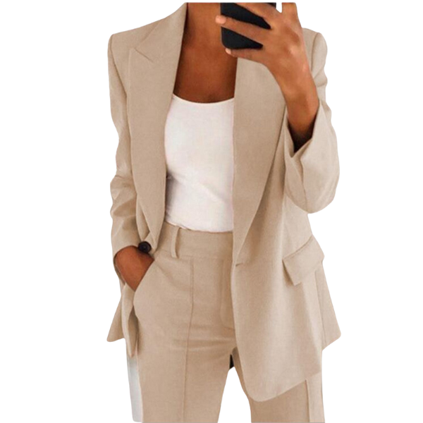 Nina - Blazer set met colbert en pantalon