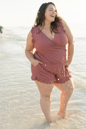 Saar - Badpak Playsuit met ingebouwde BH