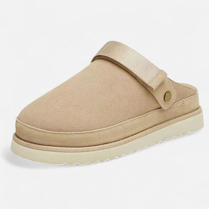 Dames Instap Pantoffels met Verstelbare Hielband en Comfortzool